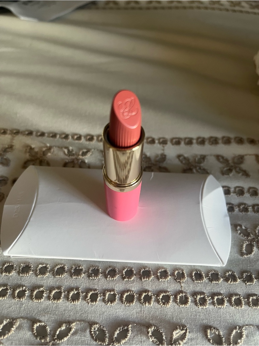 Estee Lauder Coral Pink Satin Lipstick